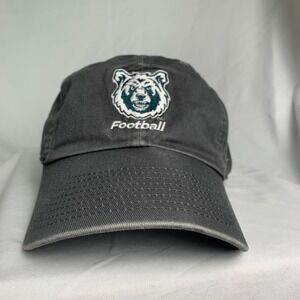 Nike Heritage86 Football Bear Mascot Hat Gray Adjustable Dad Cap 102699-060